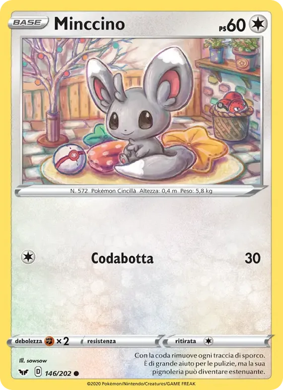 Minccino 146 – Spada e Scudo