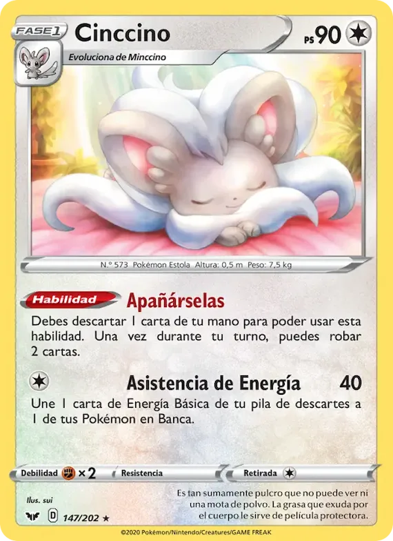 Cinccino 147 – Espada y Escudo