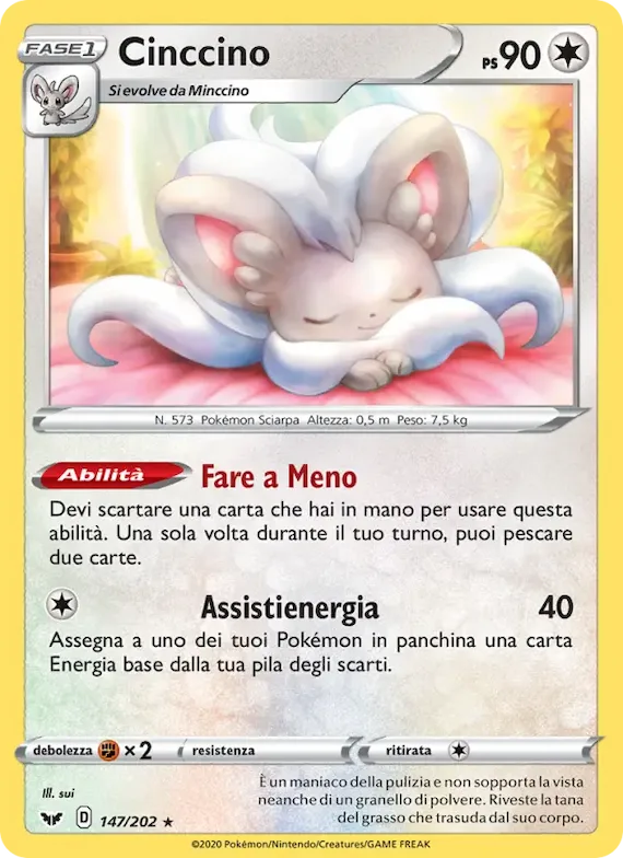 Cinccino 147 – Spada e Scudo