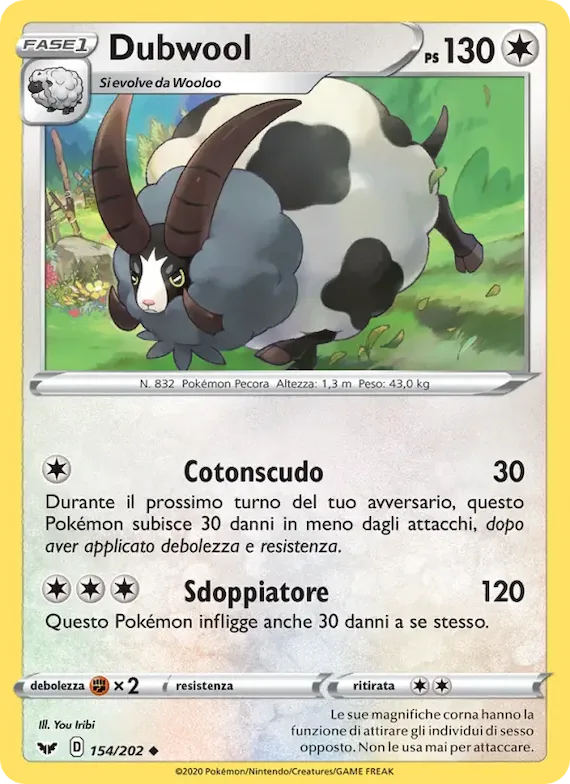 Dubwool 154 – Spada e Scudo