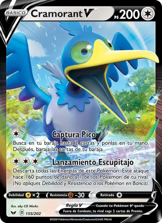 Cramorant V 155 – Espada y Escudo