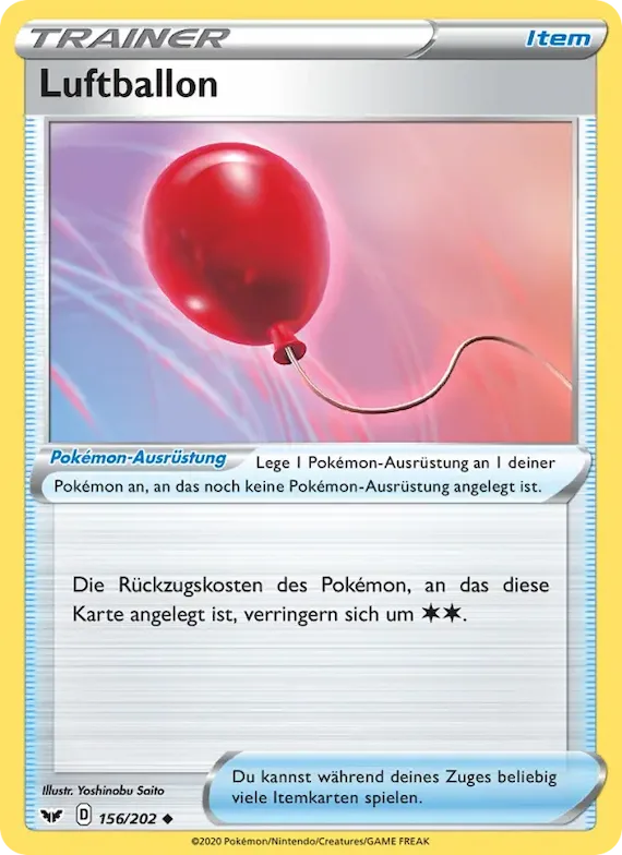 Luftballon 156 – Schwert & Schild