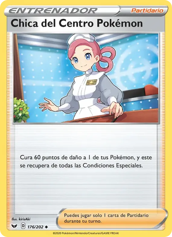 Chica del Centro Pokémon 176 – Espada y Escudo