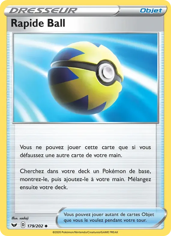 Rapide Ball 179 – Épée et Bouclier