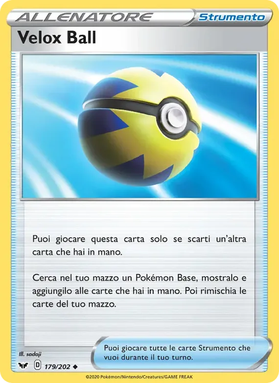 Velox Ball 179 – Spada e Scudo
