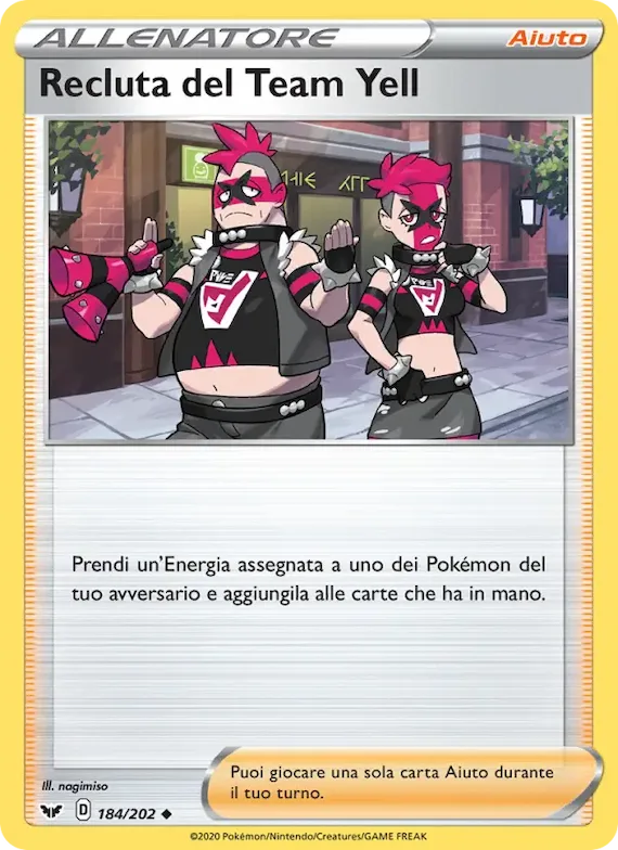 Recluta del Team Yell 184 – Spada e Scudo