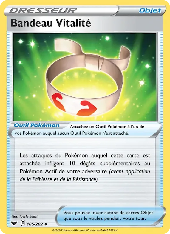 Bandeau Vitalité 185 – Épée et Bouclier