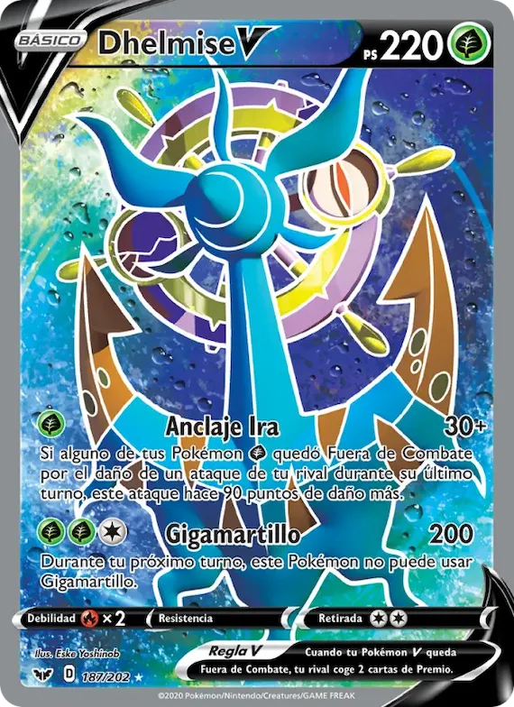 Dhelmise V 187 – Espada y Escudo