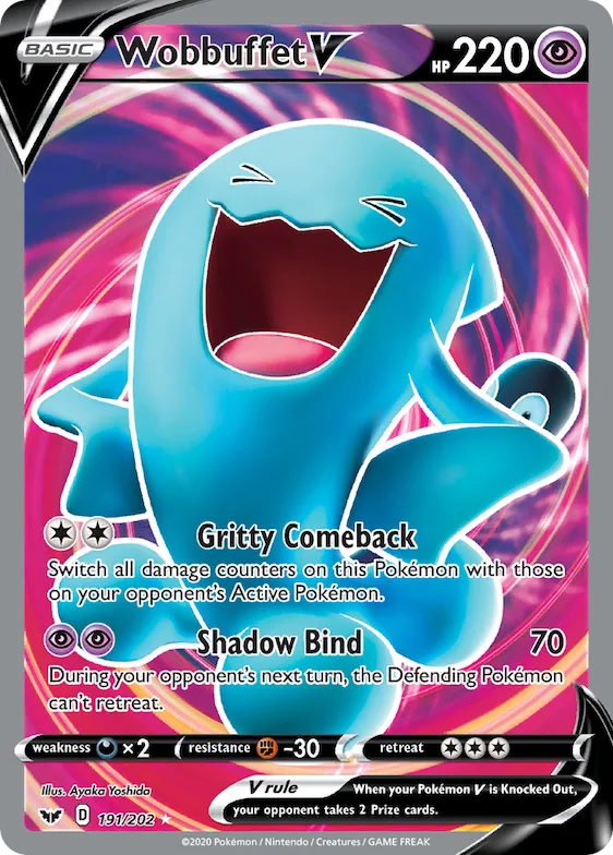 Wobbuffet V #191 – Sword & Shield