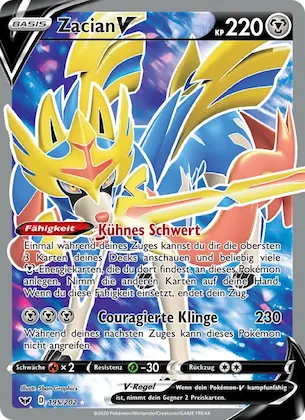 Zacian V Nr. 195 – Sword & Shield