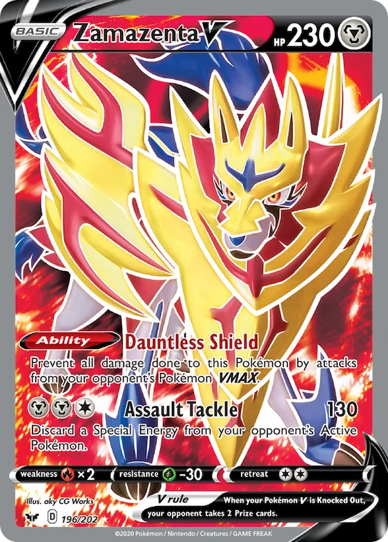Zamazenta V #196 – Sword & Shield