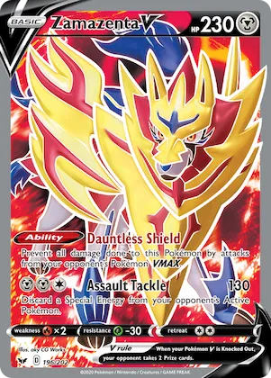 Zamazenta V #196 – Sword & Shield