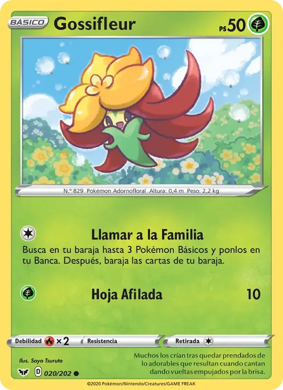 Gossifleur 20 – Espada y Escudo
