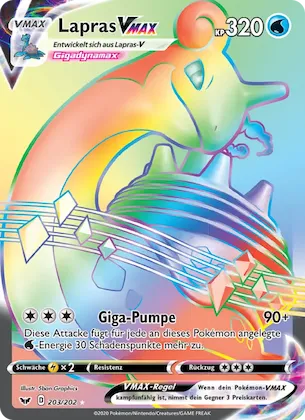 Lapras VMAX Nr. 203 – Sword & Shield