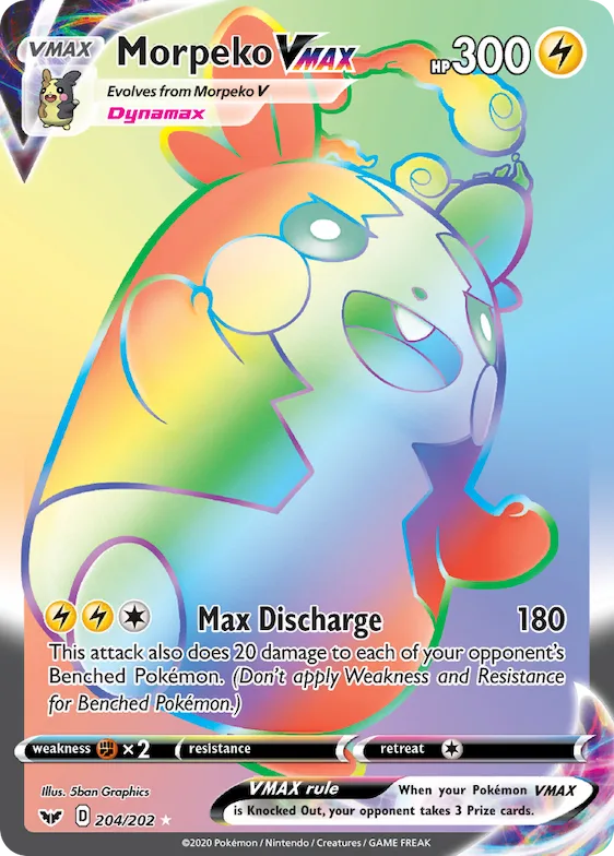 Morpeko VMAX #204 – Sword & Shield