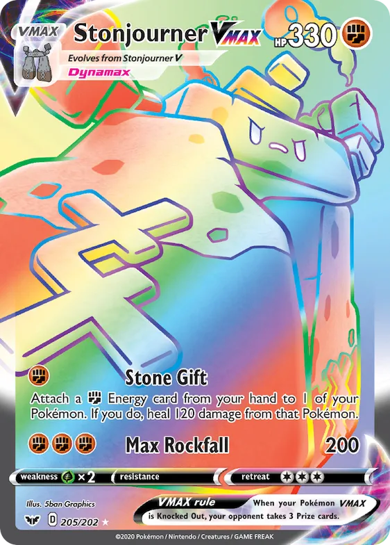 Stonjourner VMAX #205 – Sword & Shield
