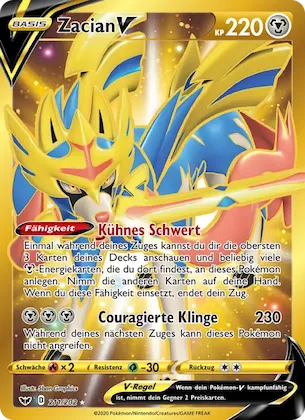 Zacian V Nr. 211 – Sword & Shield