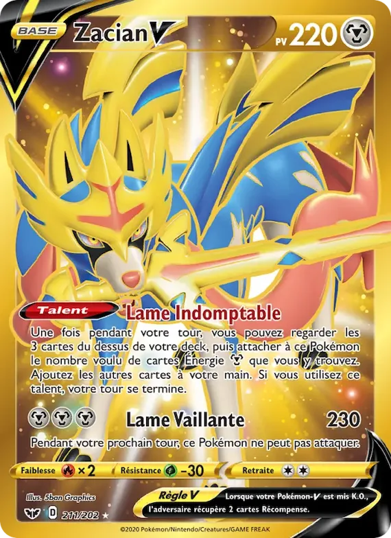 Zacian V 211 – Épée et Bouclier