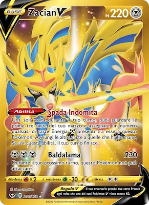 Zacian V 211 – Spada e Scudo