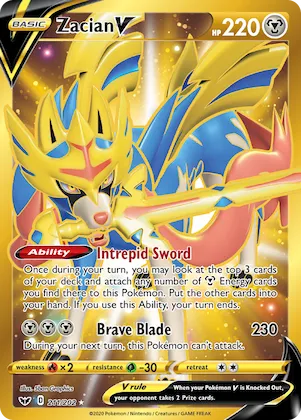 Zacian V #211 – Sword & Shield