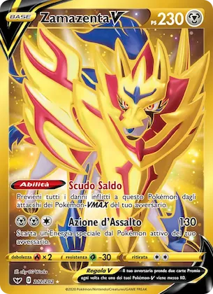 Zamazenta V 212 – Spada e Scudo