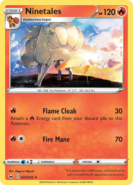 Ninetales #23 – Sword & Shield