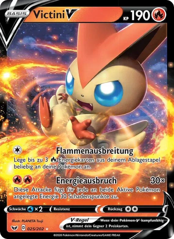 Victini V 25 – Schwert & Schild
