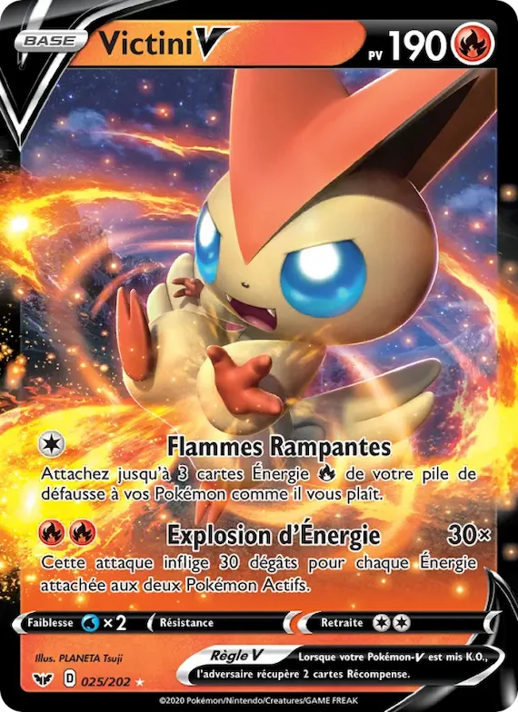 Victini V 25 – Épée et Bouclier