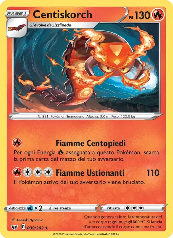 Centiskorch 39 – Spada e Scudo