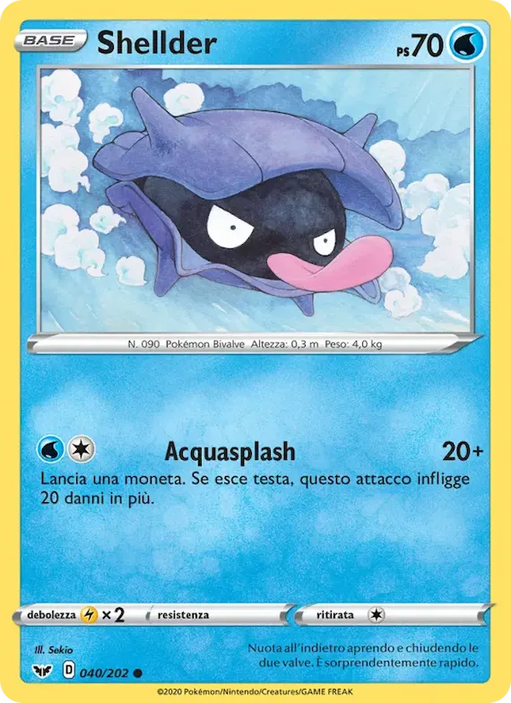 Shellder 40 – Spada e Scudo