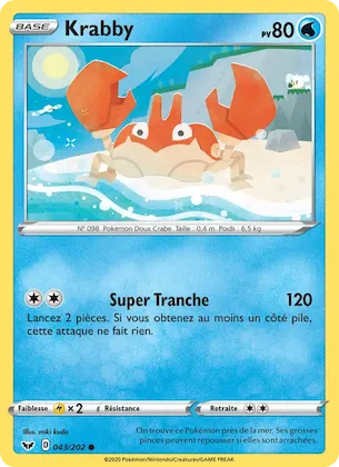 Krabby n° 43 – Épée et Bouclier