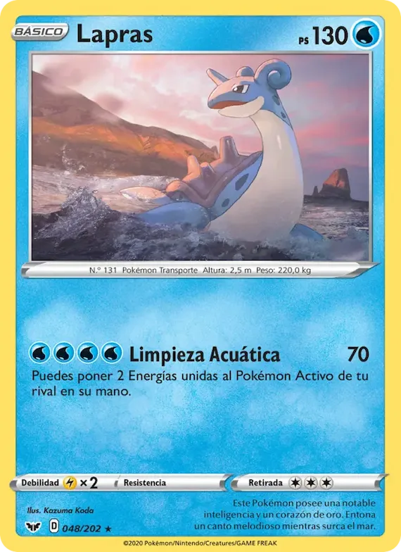 Lapras 48 – Espada y Escudo
