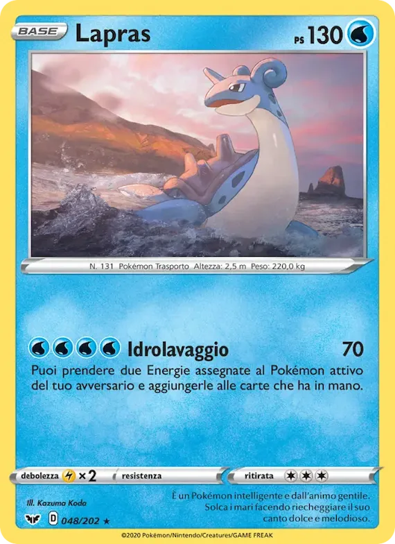 Lapras 48 – Spada e Scudo