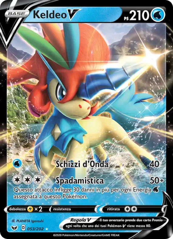 Keldeo V 53 – Spada e Scudo