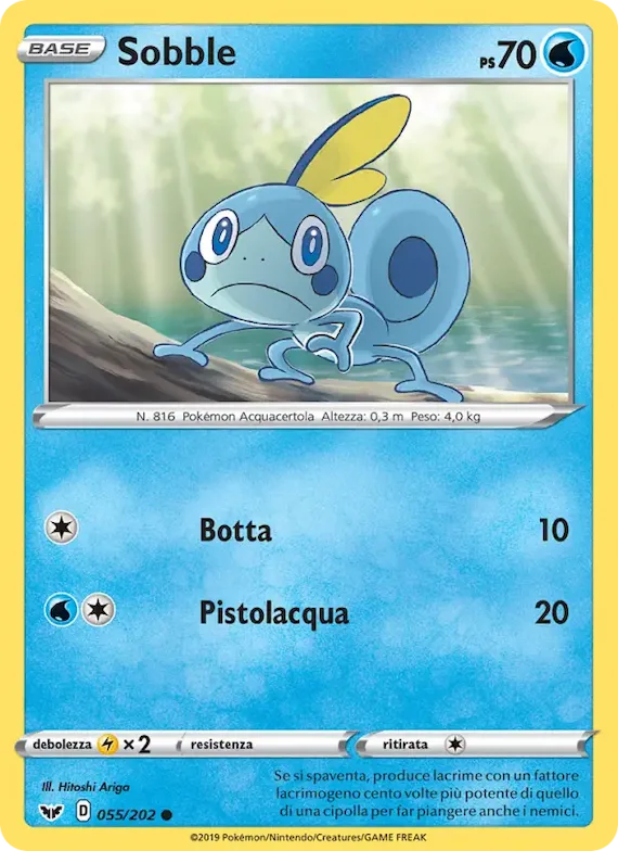 Sobble 55 – Spada e Scudo