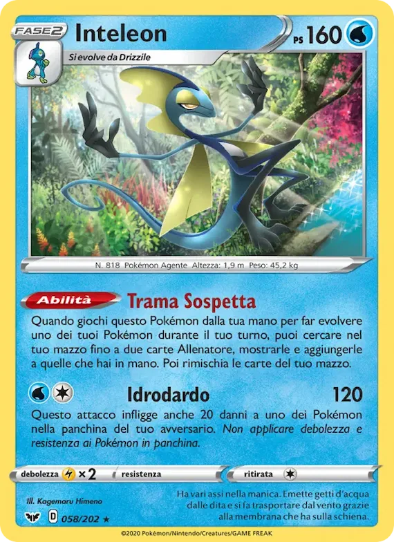 Inteleon 58 – Spada e Scudo