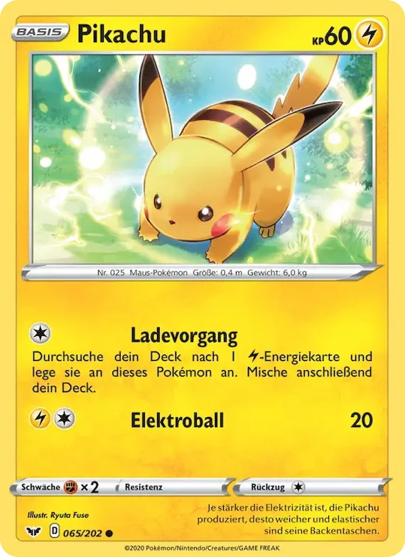 Pikachu 65 – Schwert & Schild