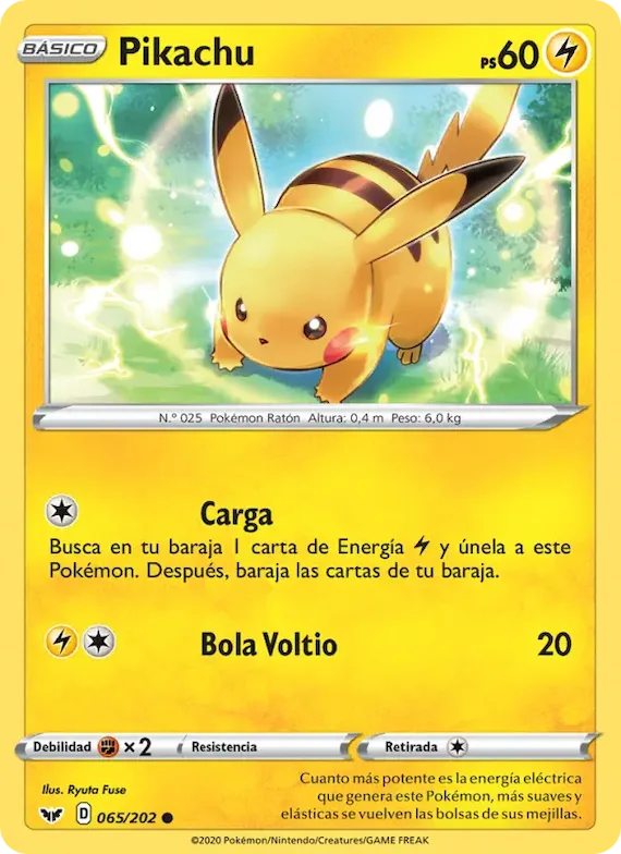 Pikachu 65 – Espada y Escudo