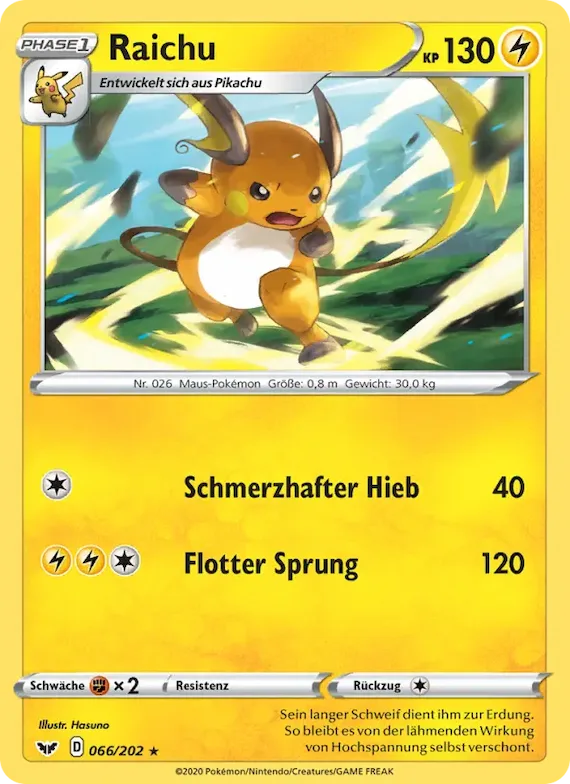 Raichu 66 – Schwert & Schild
