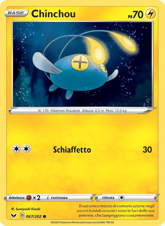 Chinchou 67 – Spada e Scudo