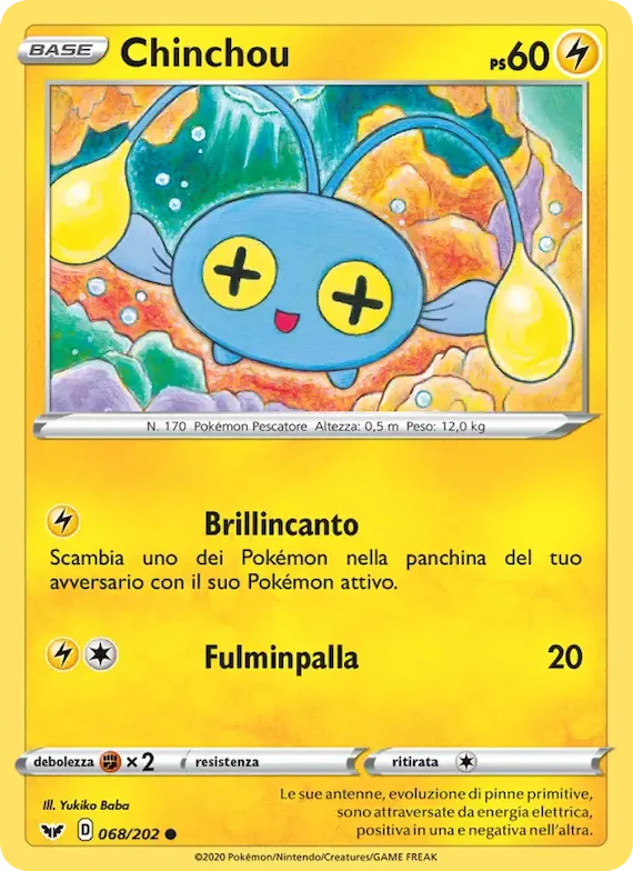 Chinchou 68 – Spada e Scudo