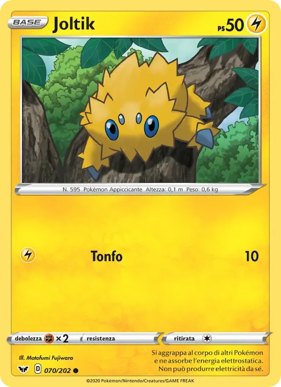 Joltik 70 – Spada e Scudo