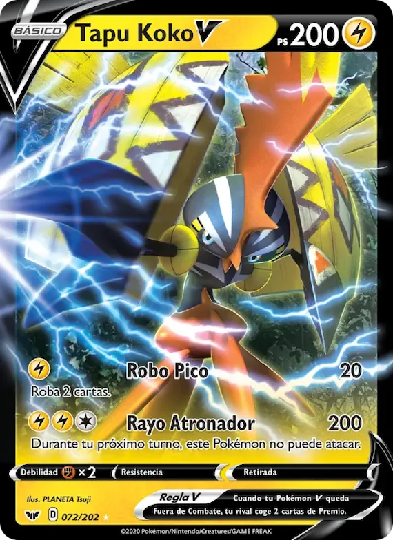Tapu Koko V 72 – Espada y Escudo