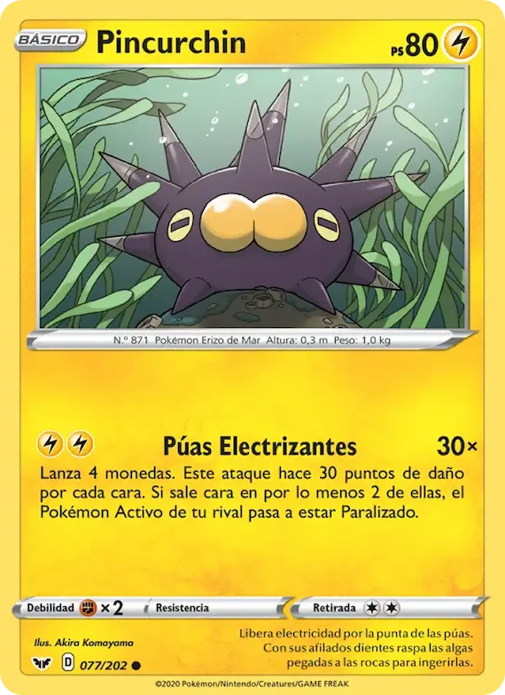 Pincurchin 77 – Espada y Escudo