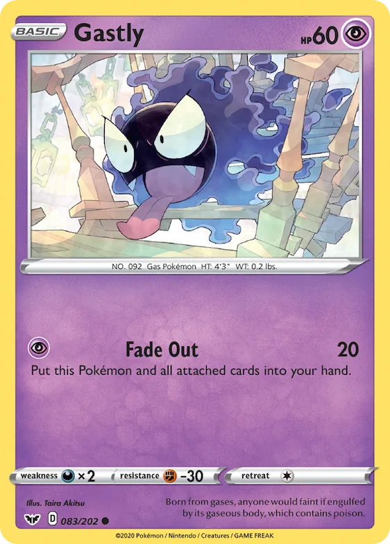 Gastly 83 – Espada e Escudo