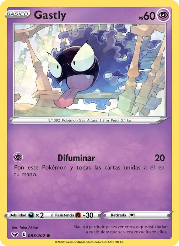 Gastly 83 – Espada y Escudo