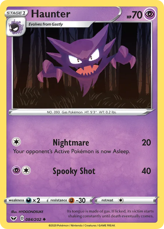 Haunter 84 – Espada e Escudo