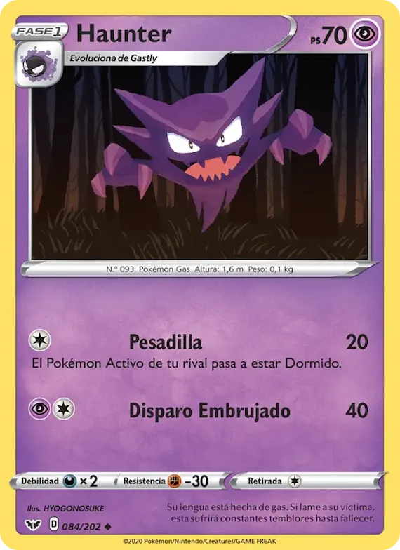 Haunter 84 – Espada y Escudo
