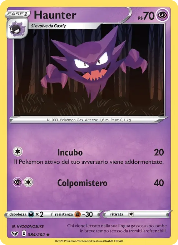 Haunter 84 – Spada e Scudo