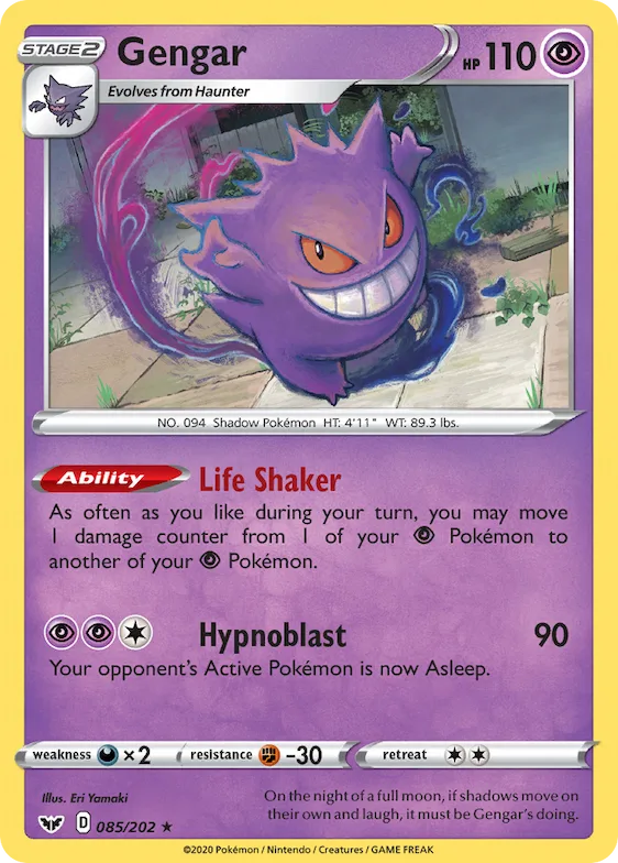 Gengar #85 – Sword & Shield